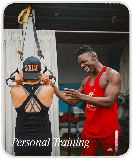 Personal training at Core Rhythm Fitness.
