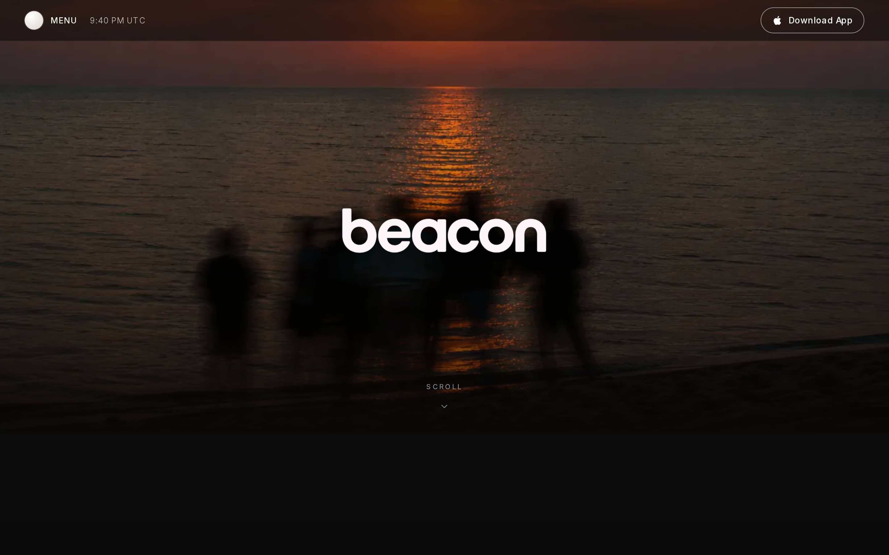 Beacon, full website preview