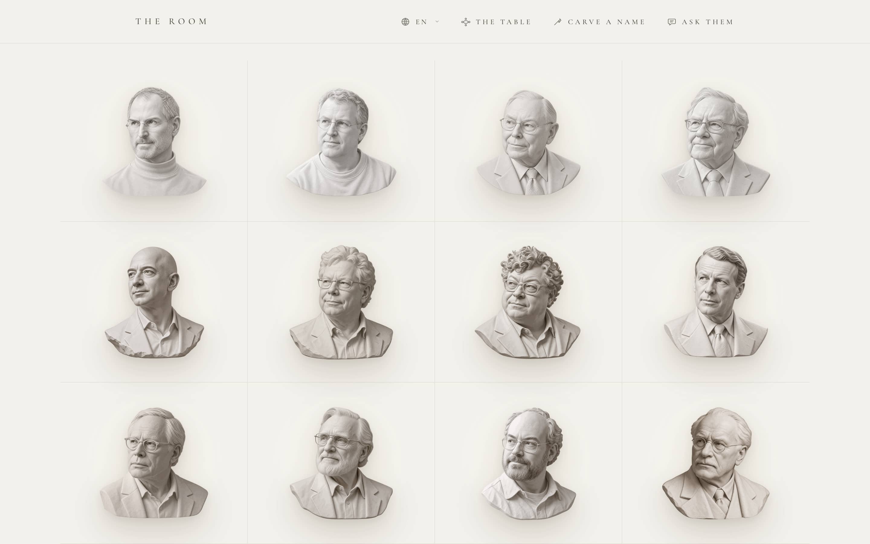 The Room, full website preview